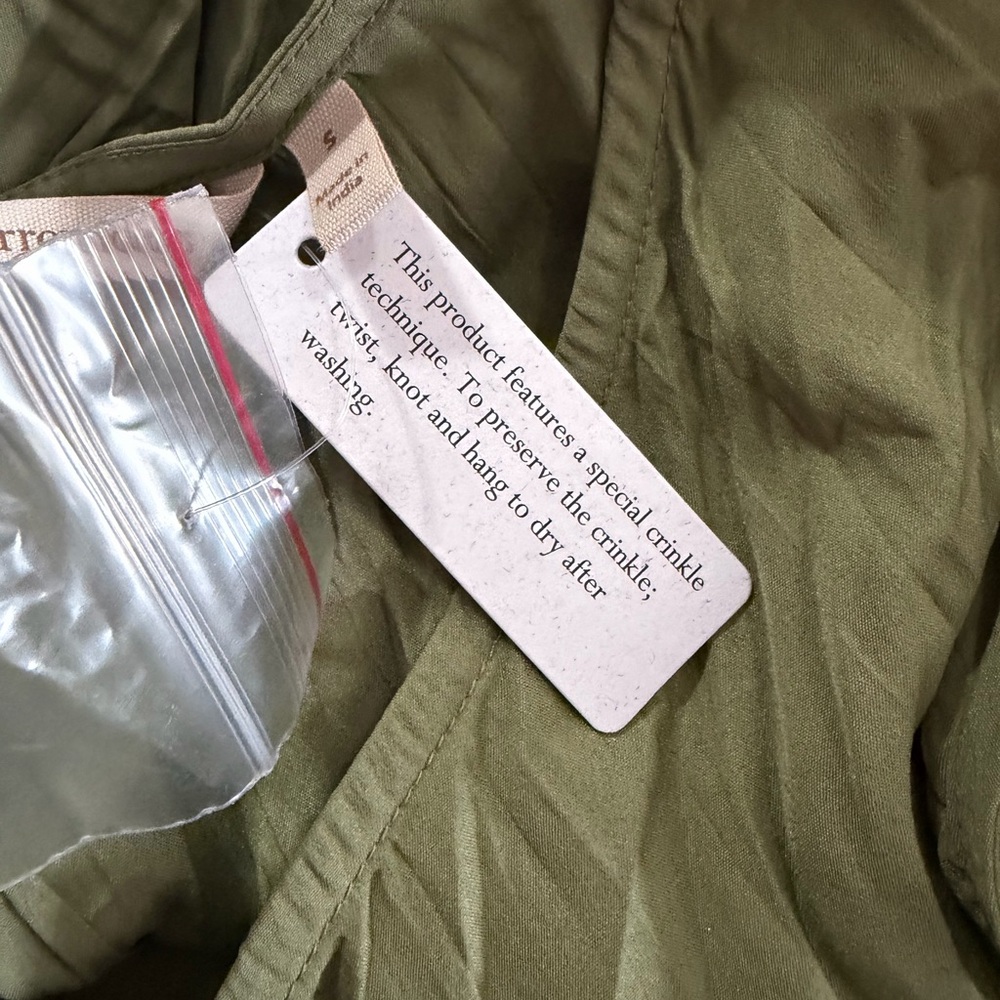 NWT Soft Surroundings Mizu Maxi Dress - Loden Green - Picture 10 of 11